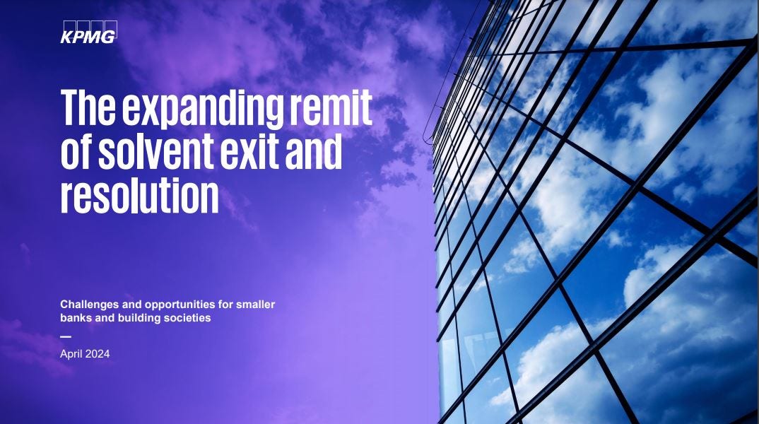 The expanding remit of solvent exit and resolution 