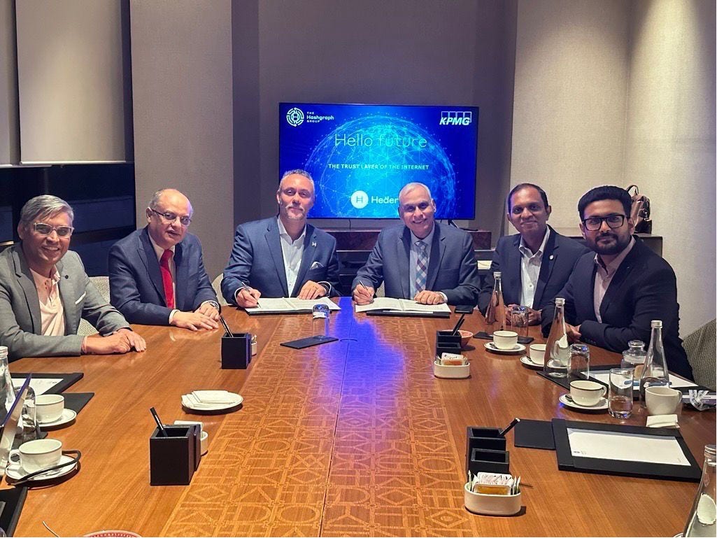 KPMG in India collaborates with The Hashgraph Group AG to drive enterprise blockchain adoption leveraging Hedera’s DLT technology