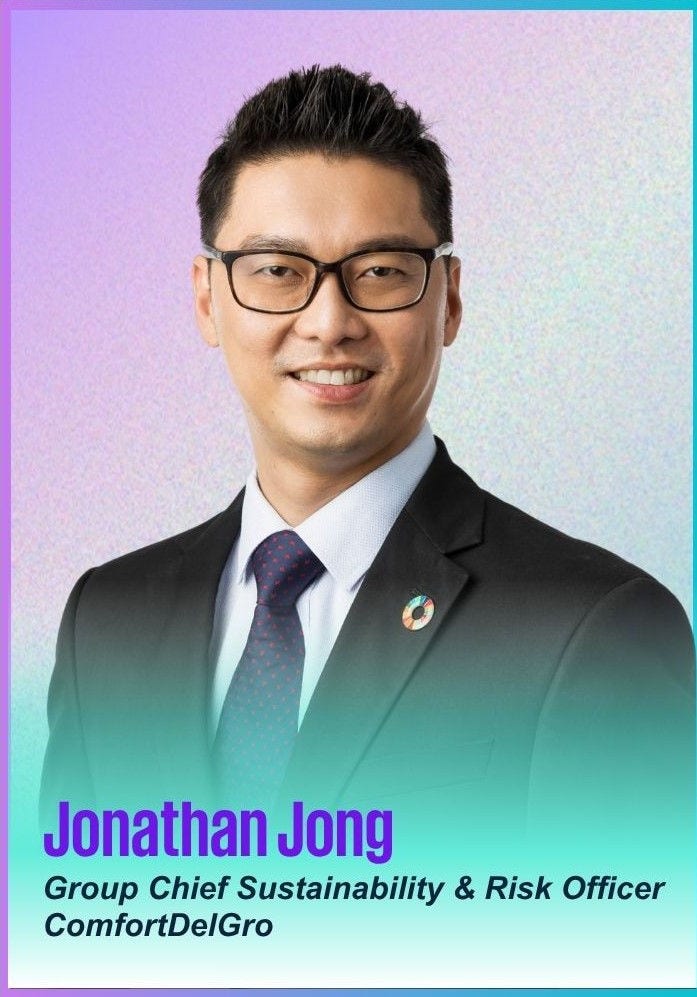 ComfortDelGro Group Chief Sustainability & Risk Officer - Jonathan Jong