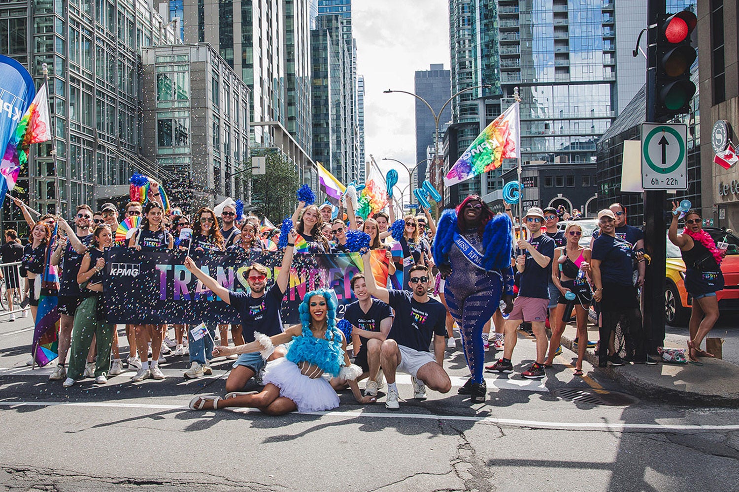 Careers in quebec group photo pride