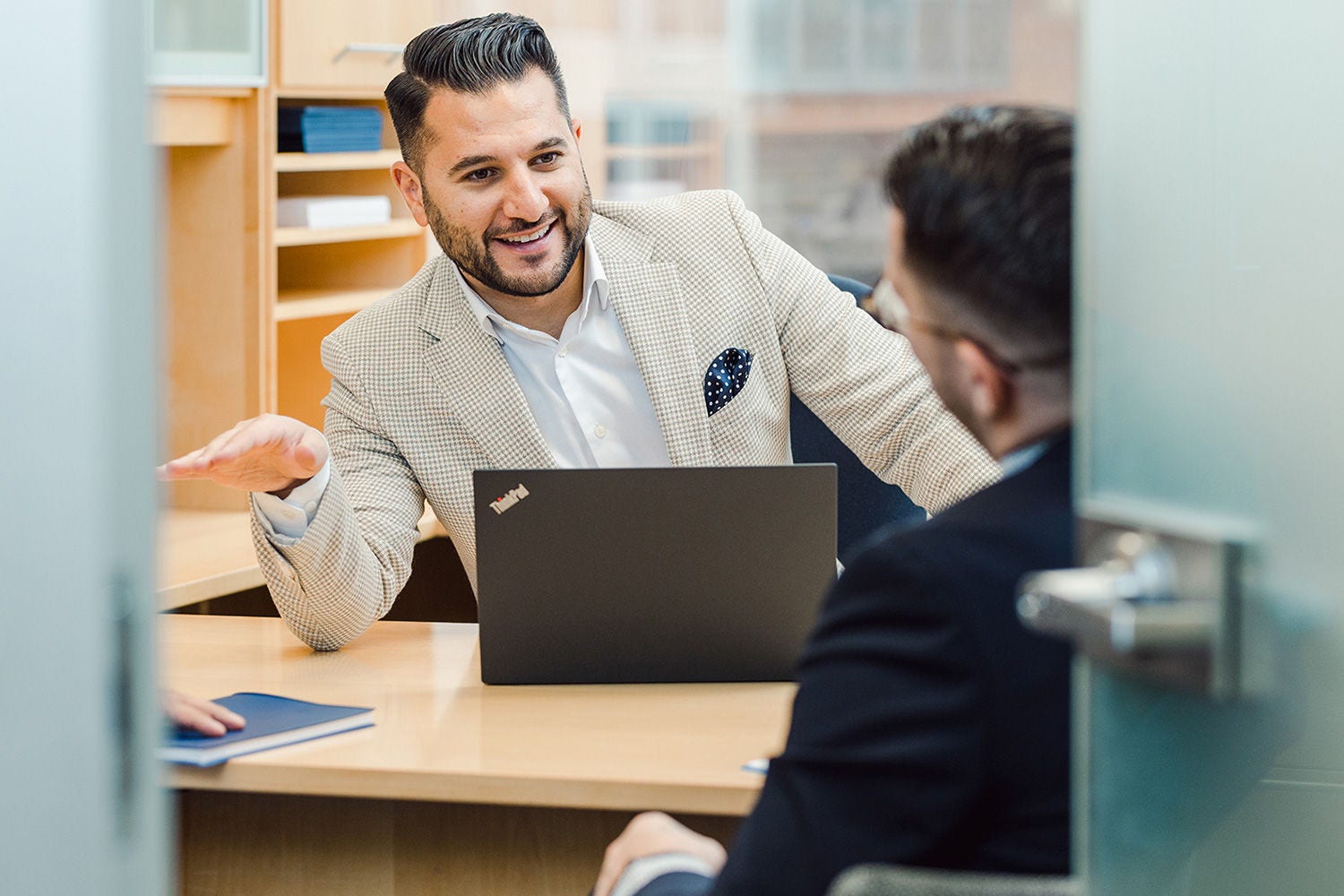 Careers in Quebec two coworkers office