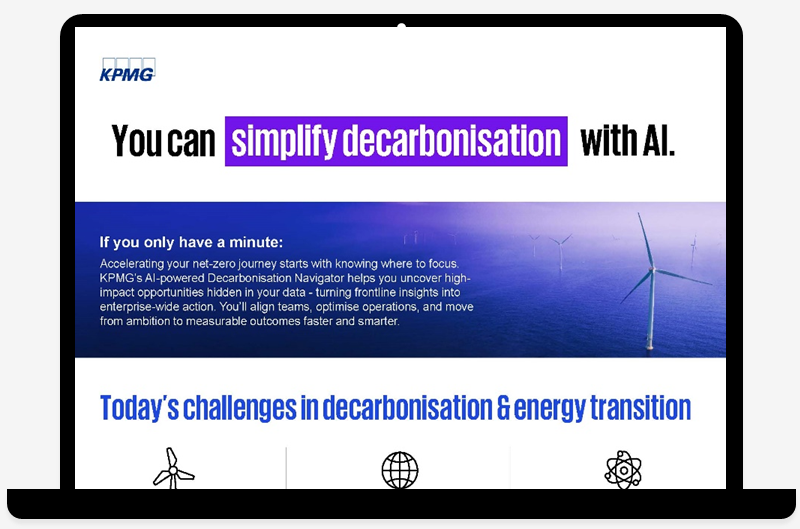 You can simplify decarbonisation with AI