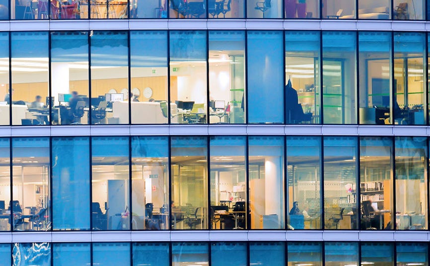 Outside view of corporate office