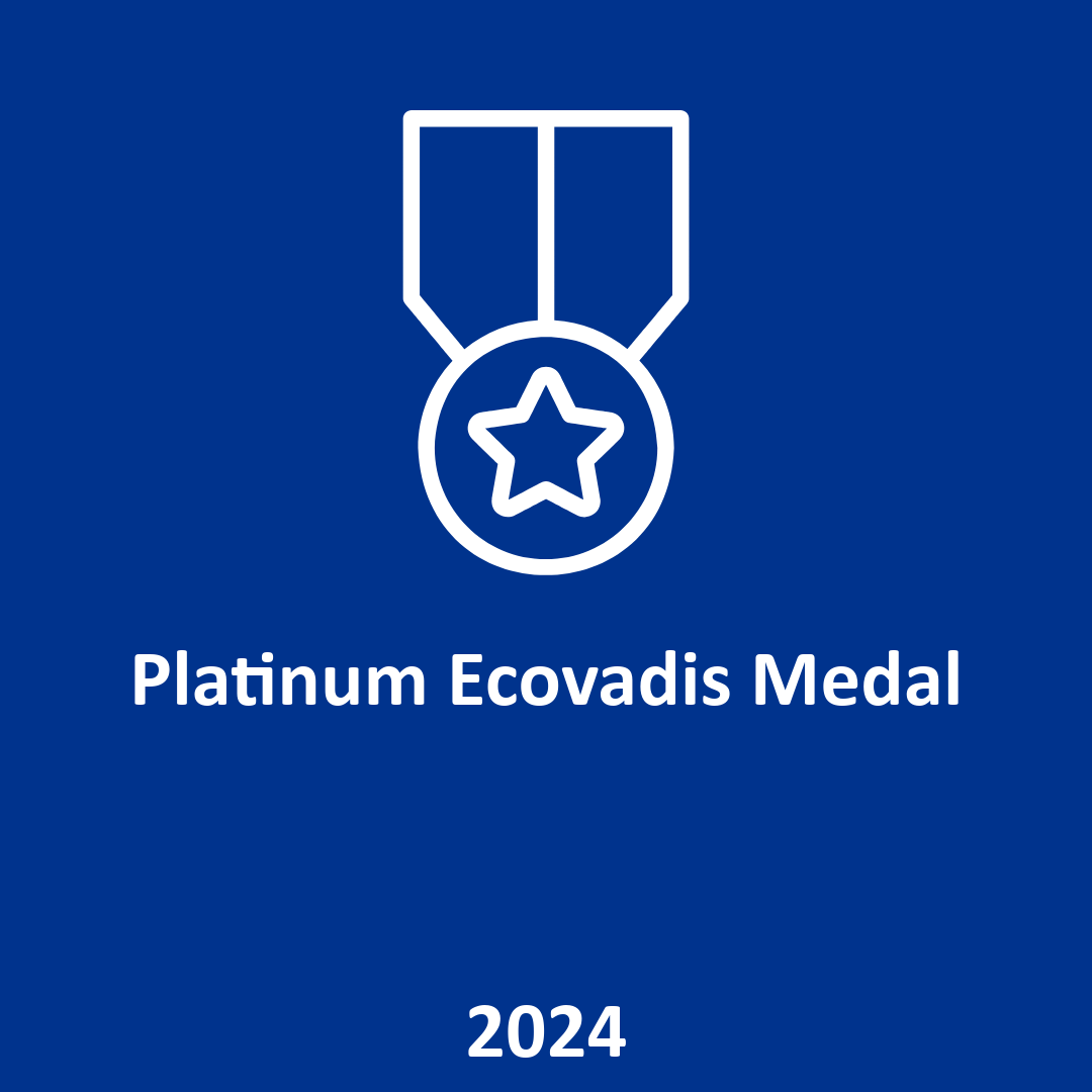 Platinum Ecovadis Medal 2024