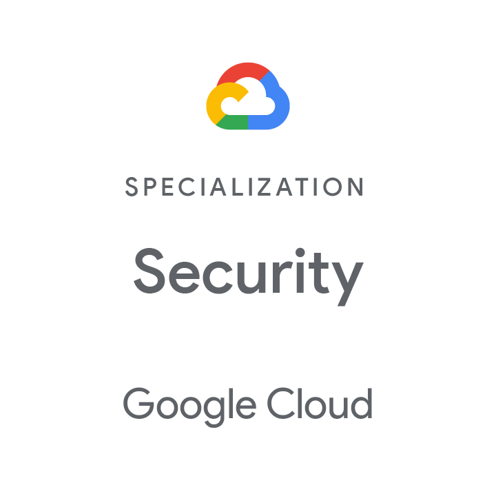 Google cloud security partner badge