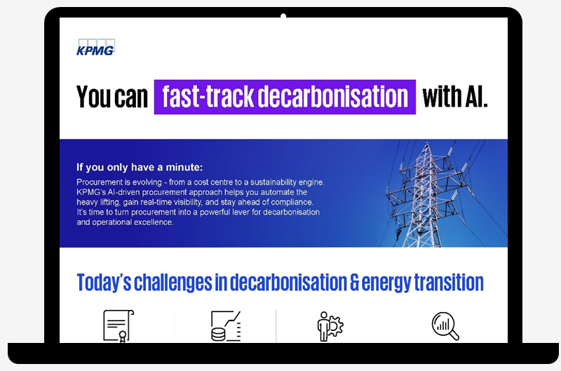 You can fast-track decarbonisation with AI