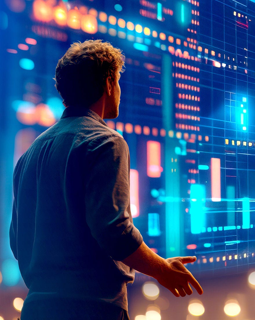 person looking charts