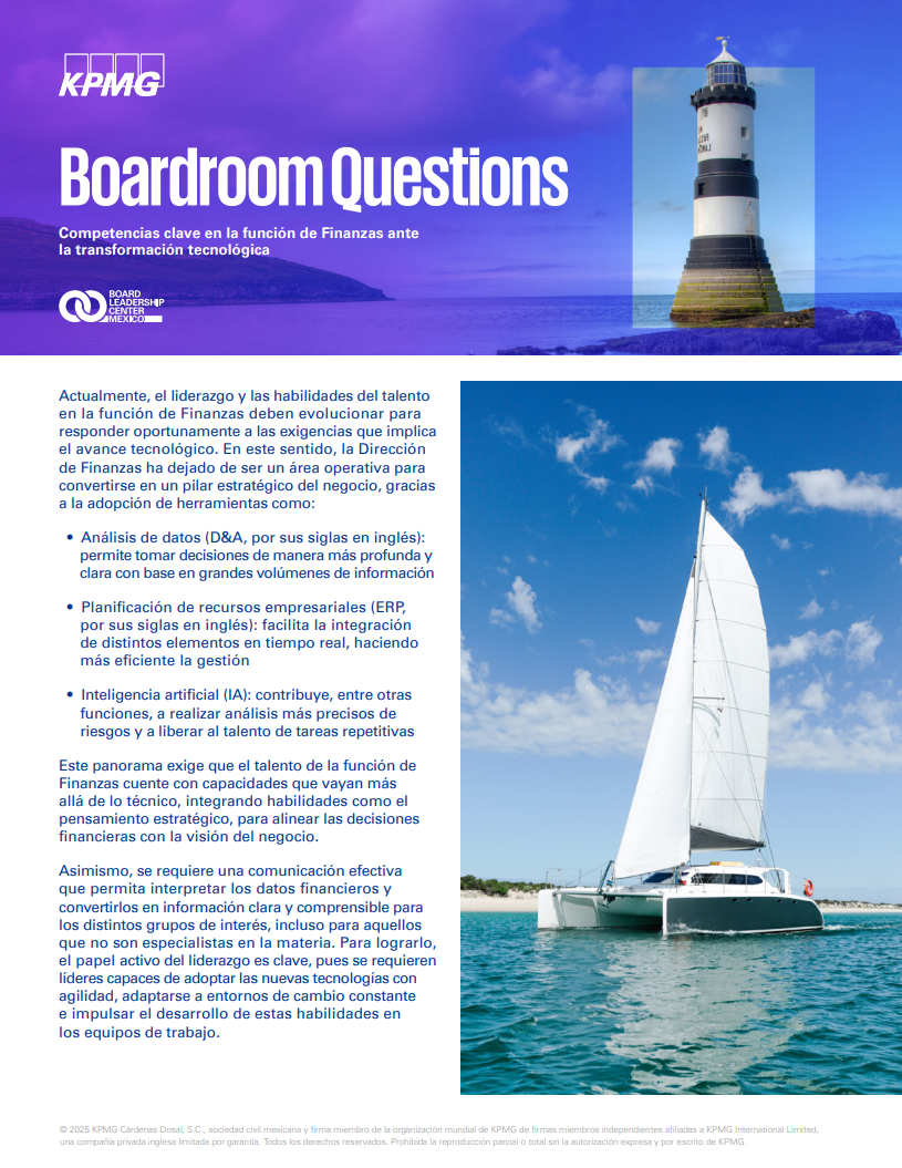 Competencias clave en la función de Finanzas ante la transformación tecnológica Explore las preguntas clave para fortalecer habilidades financieras y enfrentar la transformación digital con éxito.