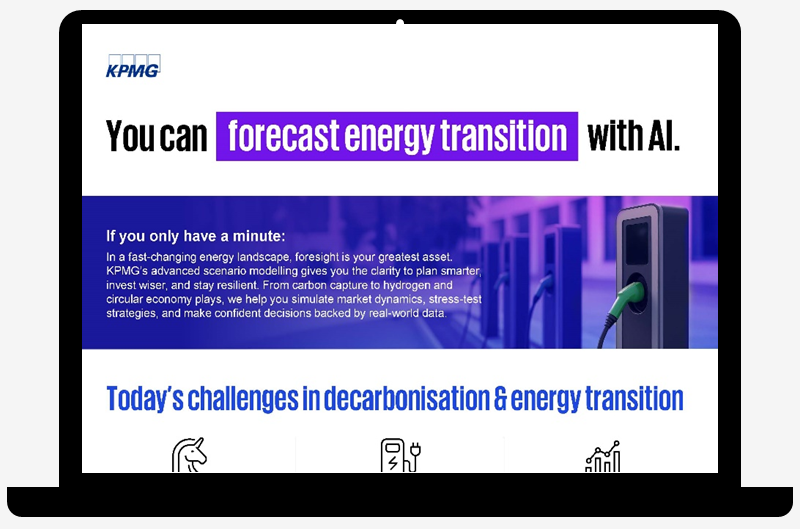 You can forecast energy transition with AI