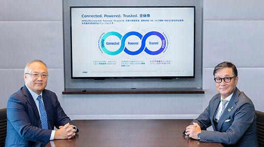 左から　KPMG　宮坂、ServiceNow Japan　渡部氏