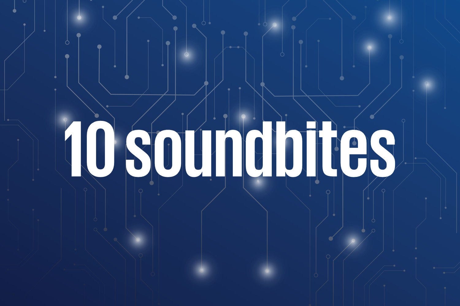 Cyber Open Day 2026 - 10 soundbites