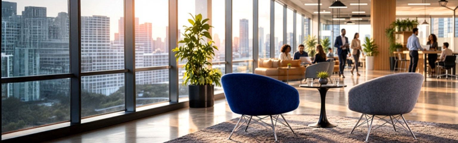 Chair facing city angle two