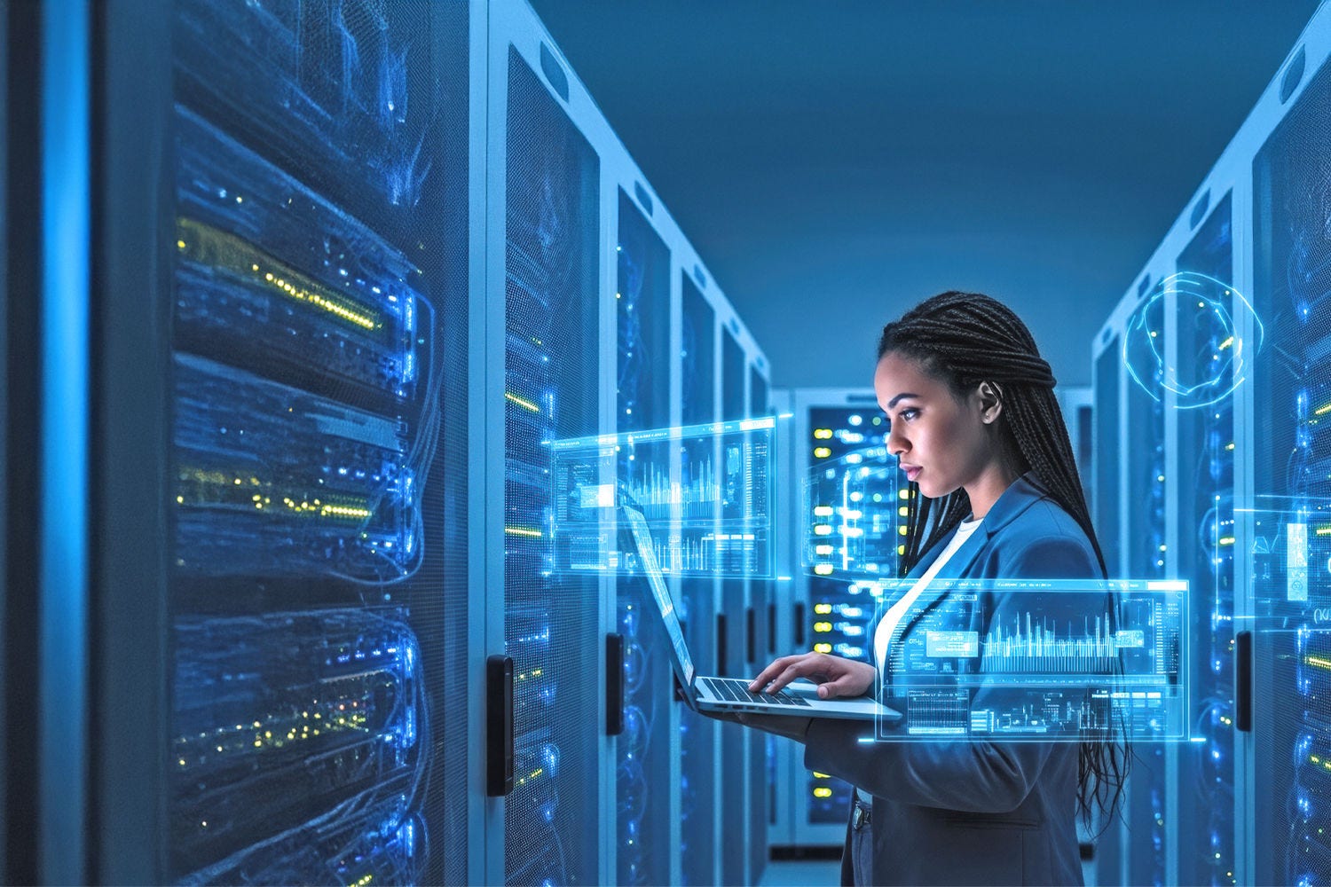 woman-in-server-room