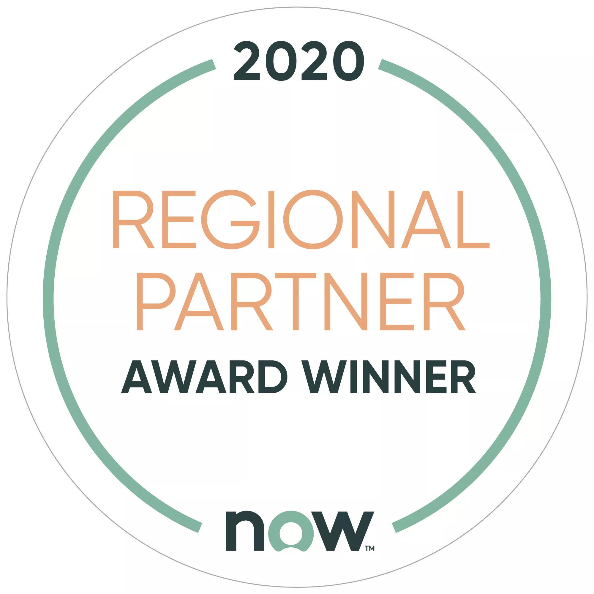 ServiceNow Regional Partner Award Winner 2020