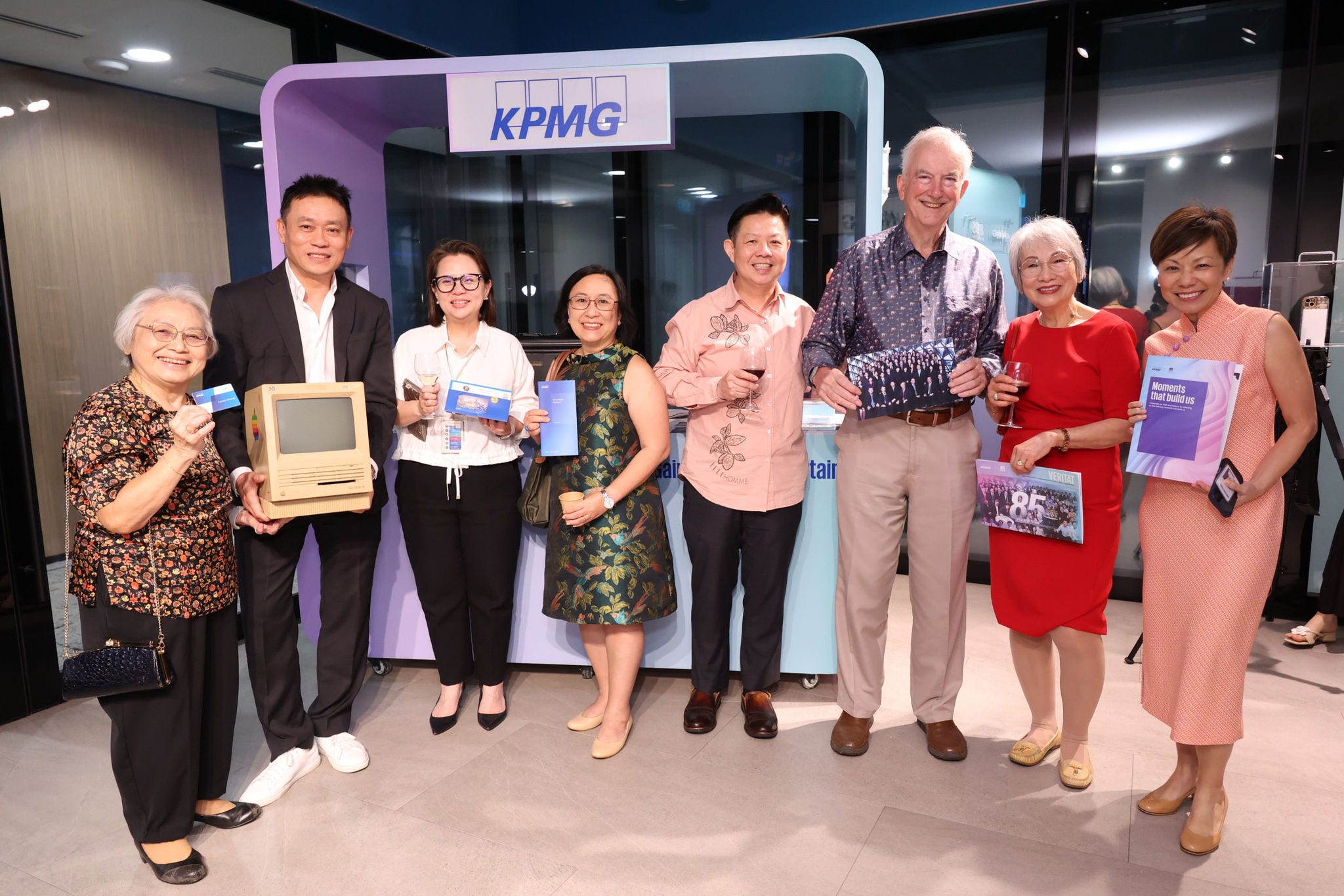 Partners Reunion Dinner 2026 - Partners with KPMG memorabilia from the past