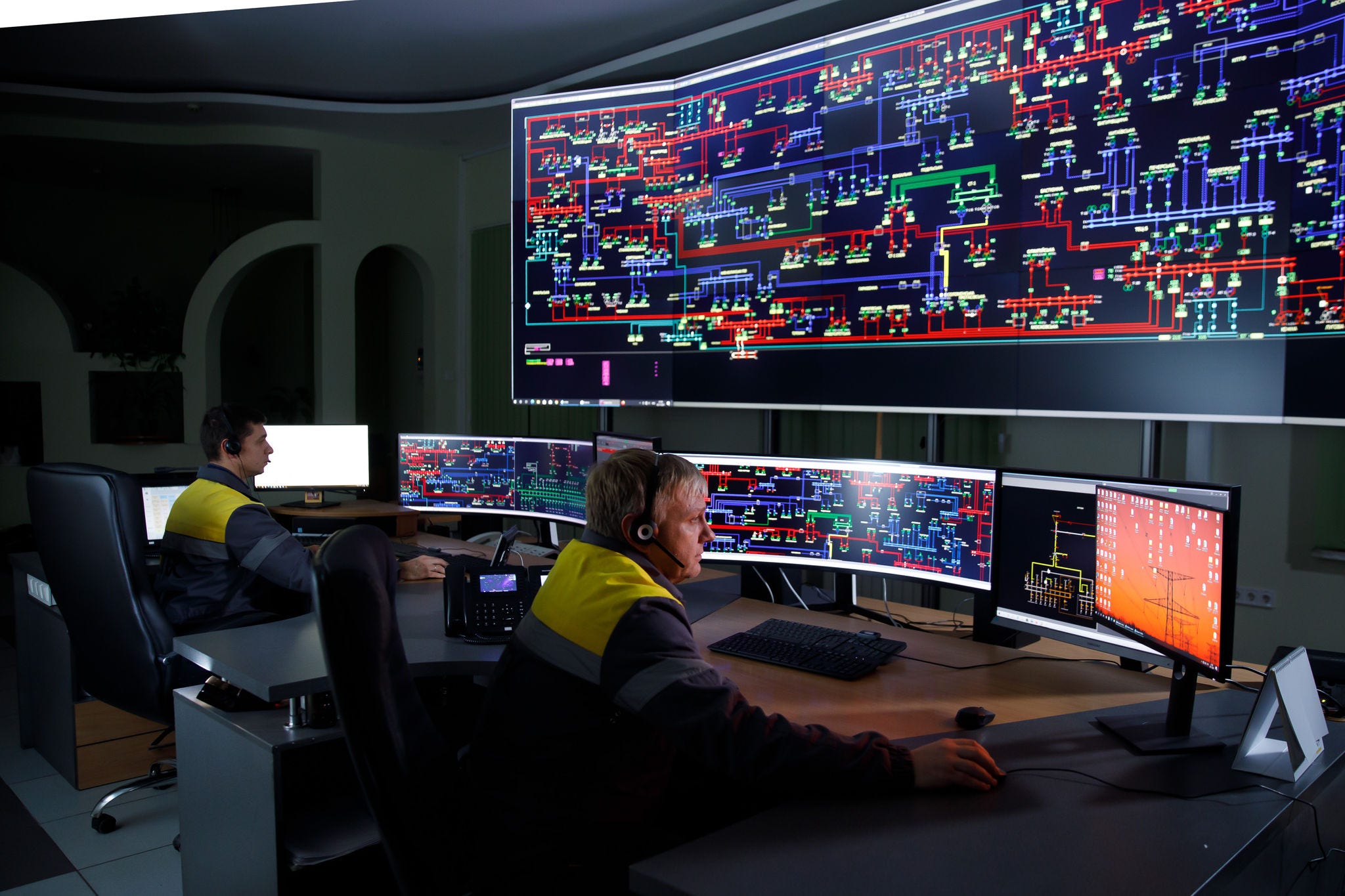 Digital control room. Photo: DTEK