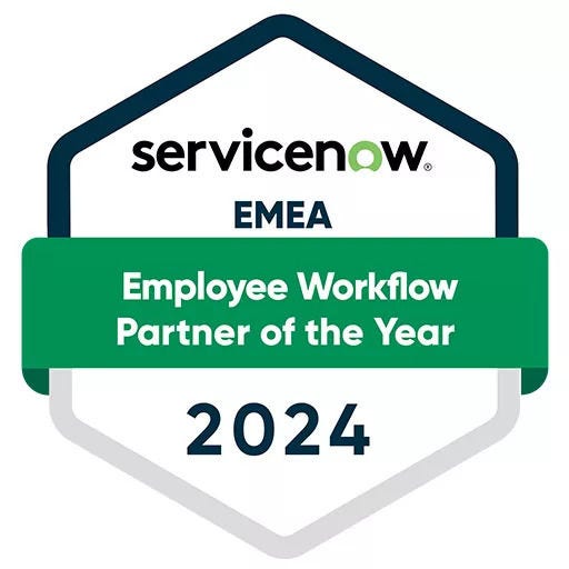 ServiceNow EMEA Employee Workflow Partner of the Year 2024