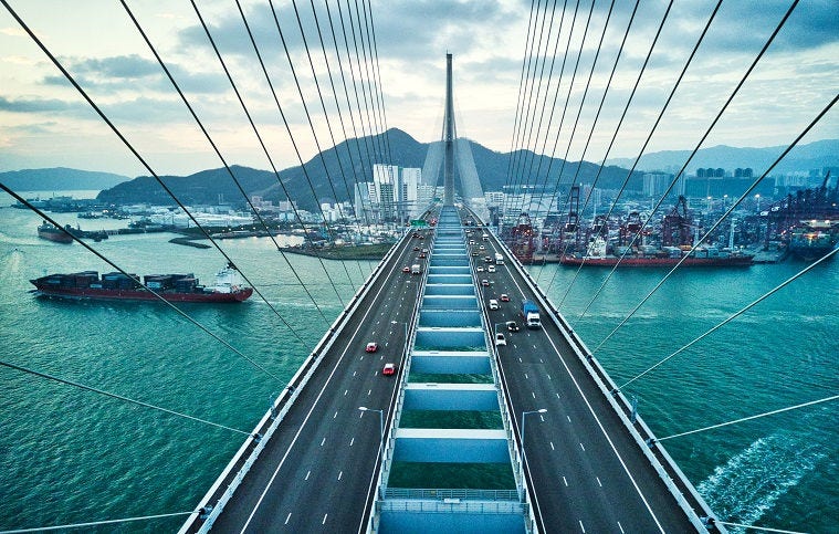 Bridge in Hong Kong 