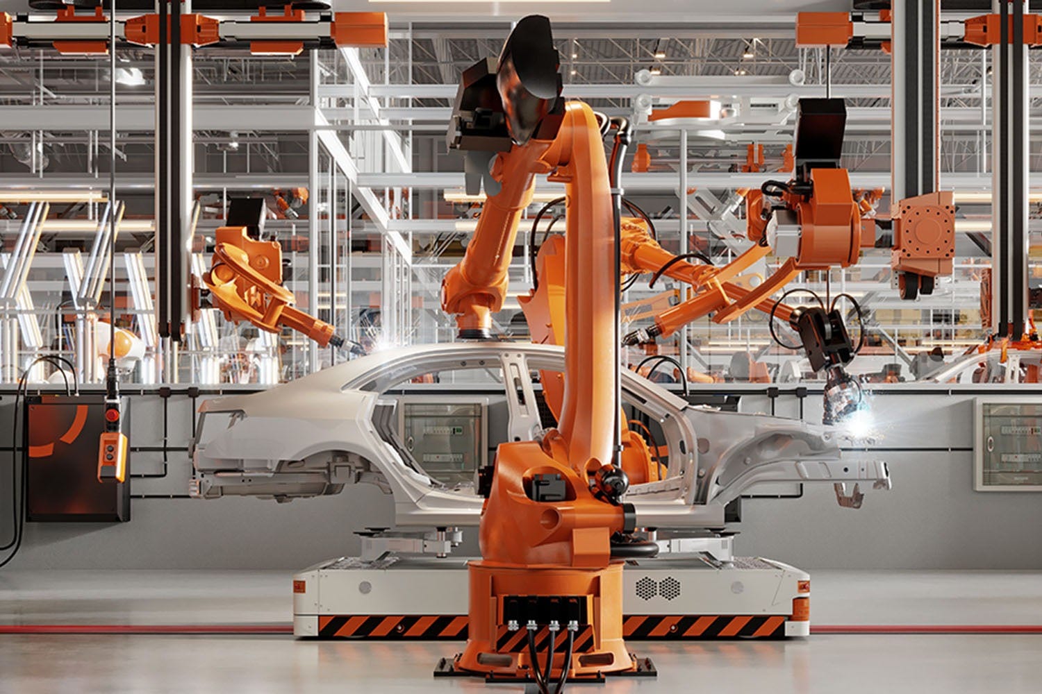 Roboter am Fließband