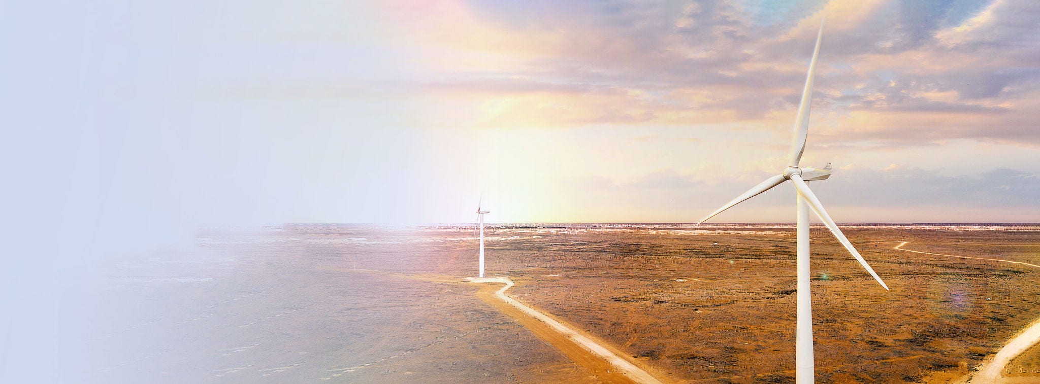 South Australian wind turbine landscape South Australian wind turbine landscape
