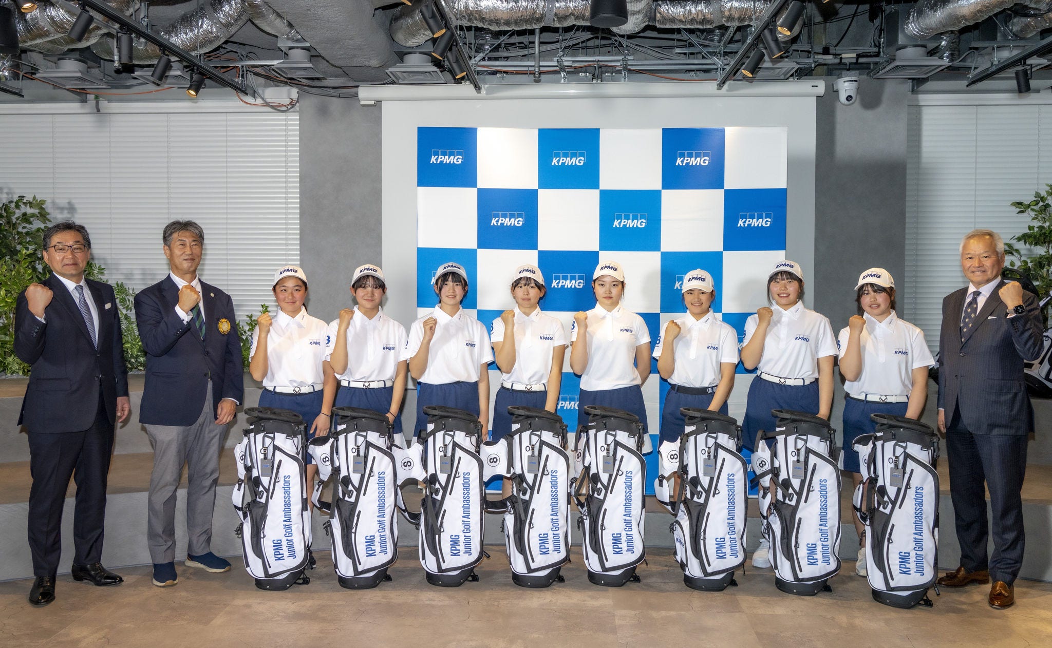 KPMG junior golf ambassadors