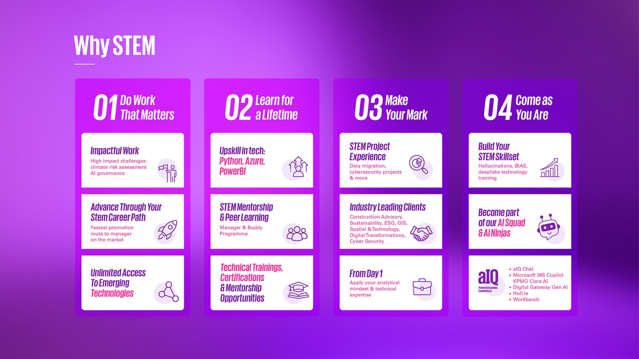 Why STEM - Graduate and Student Programmes 2027