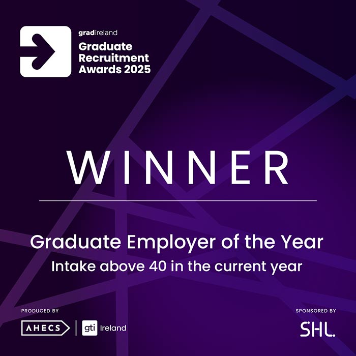 Winner - Graduate employer of the year 2025 - Intake above 40 in the current year