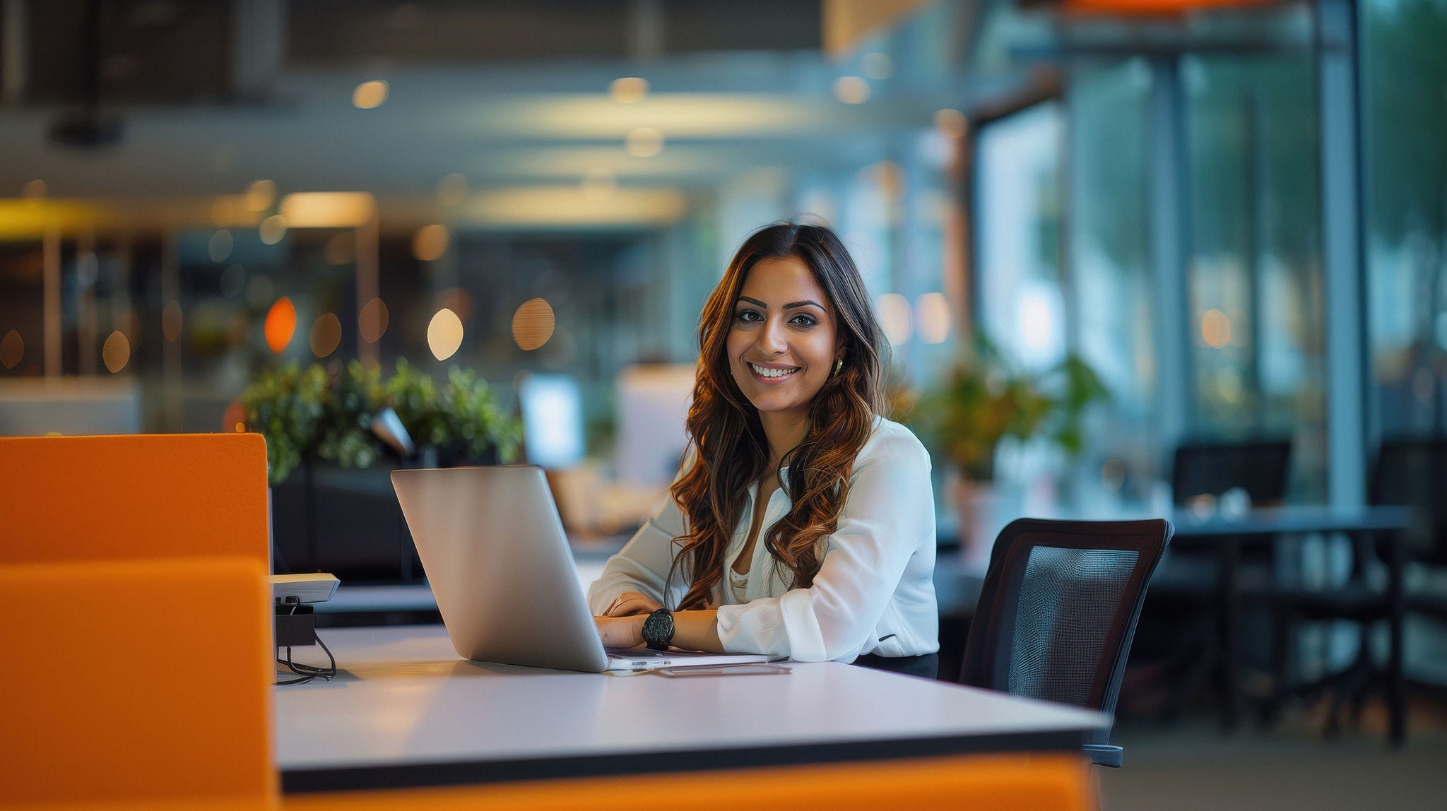 young indian woman working on laptop young indian woman working on laptop