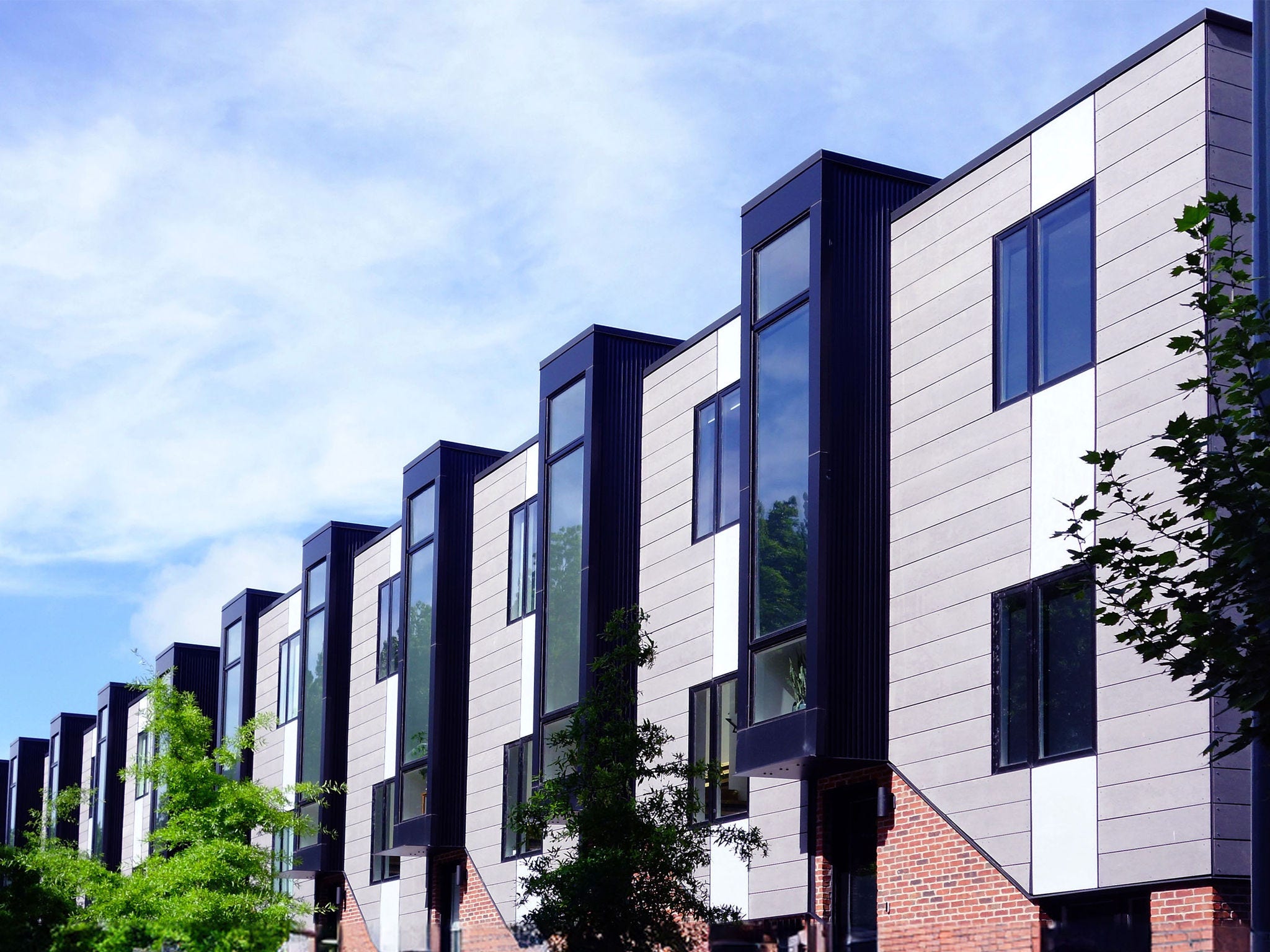 Modern townhouses Modern townhouses