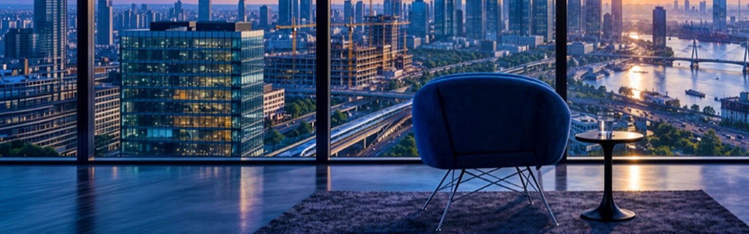 Chair facing city angle one