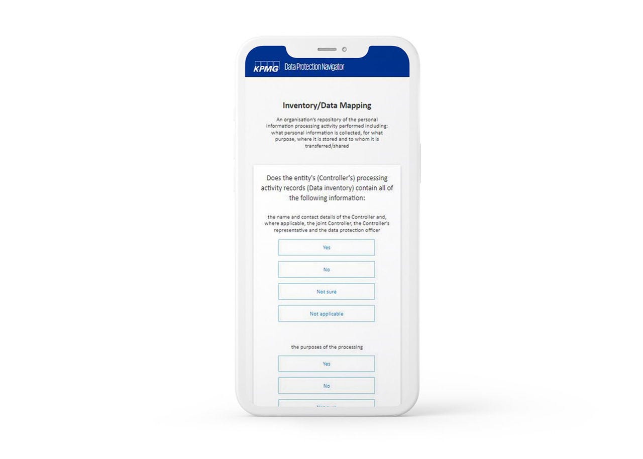 Data Protection Navigator Screen 1 – Privacy Maturity Assessment Data Protection Navigator Screen 1 – Privacy Maturity Assessment