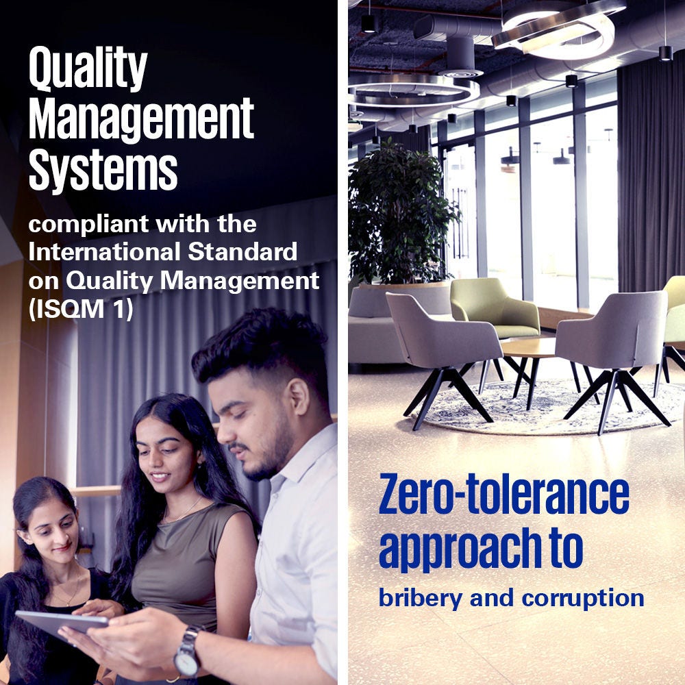 100% participation rate in ethic, integrity, and anti-bribery training