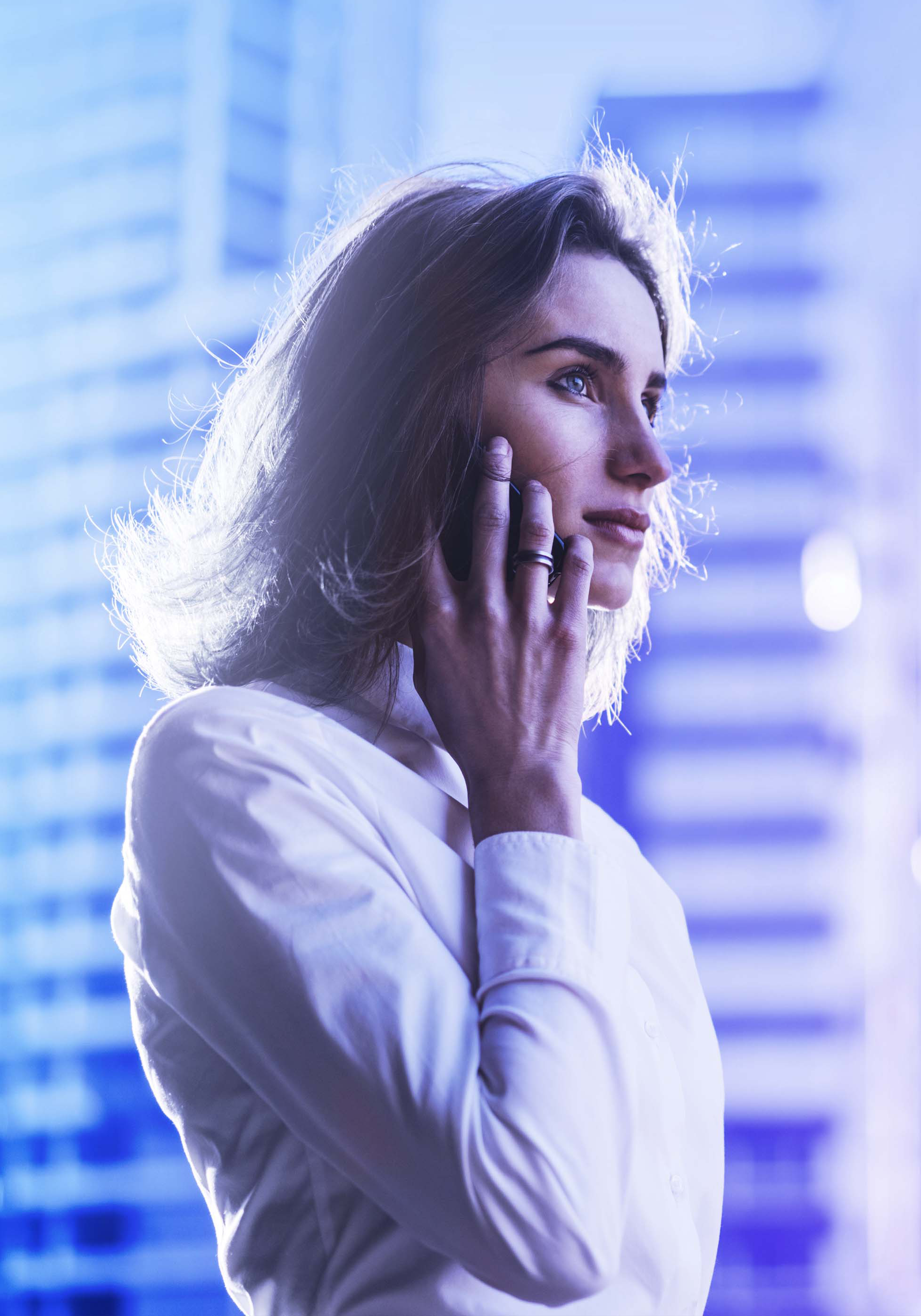 woman talking on mobile