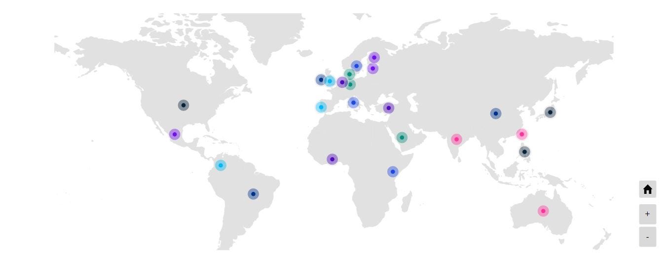 global tech innovator map