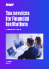 Tax services for Financial Institutions 