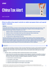 China Tax Alert - Issue 5, June 2024
