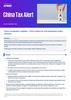 China Tax Alert - Issue 8, December 2024