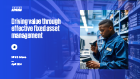 Driving value through effective fixed asset management