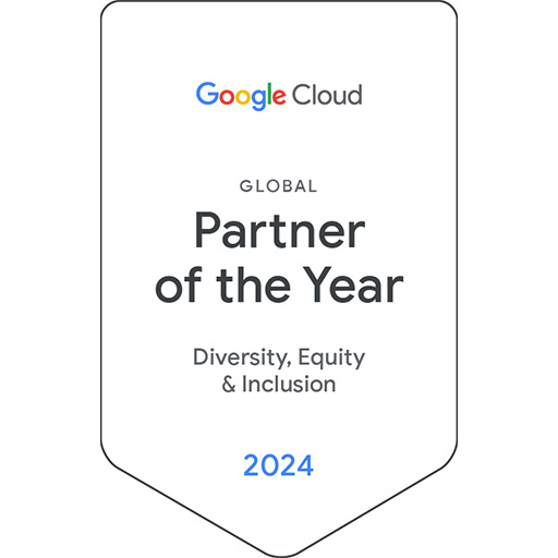 Google Cloud 2024 Global DEI Partner of the Year