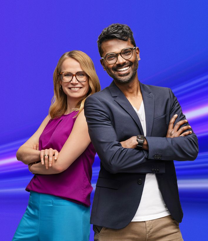 Tatjana Schulte and Vinod Bennerscheidt